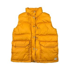 Yellow North Face Down Puffer Vest | Women's Size M